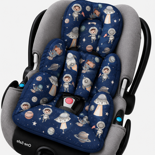 Colchonete para Bebê Conforto Dupla Face Espaço Marinho