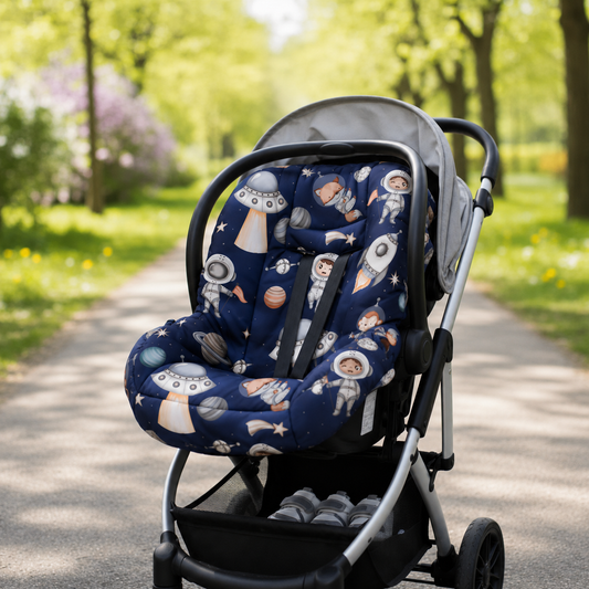 Capa para Bebê Conforto Universal Espaço Marinho
