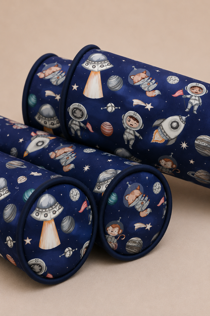 Kit Rolinhos 4 Peças para Cama Casal Espaço Marinho