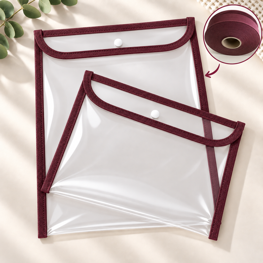 Kit com 2 Capas Organizadoras para Certidão e Documentos Fucsia