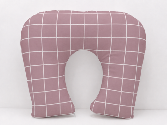 Almofada de Amamentação Premium Grid Rose