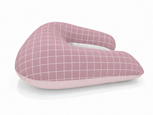 Almofada de Amamentação Premium Grid Rose