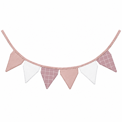 Bandeirinhas Decorativas 2,10m Grid Rose