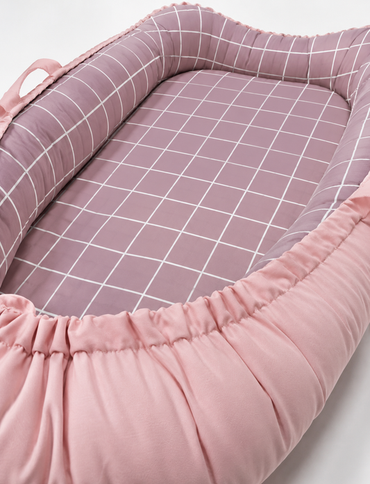 Ninho Redutor Dupla Face Premium Grid Rosê Verso Rosê