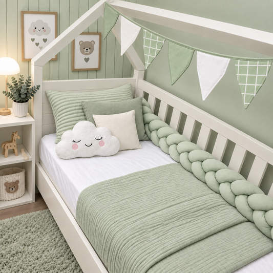Bandeirinhas Decorativas 2,10m Grid Verde