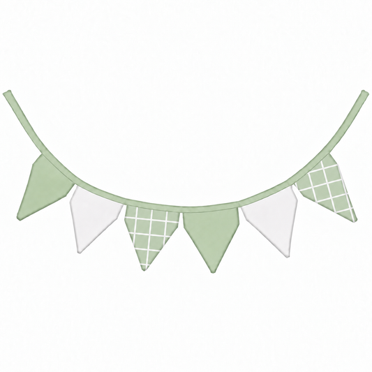 Bandeirinhas Decorativas 1,50m Grid Verde