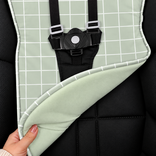 Capa para Carrinho de Bebê Universal Grid Verde