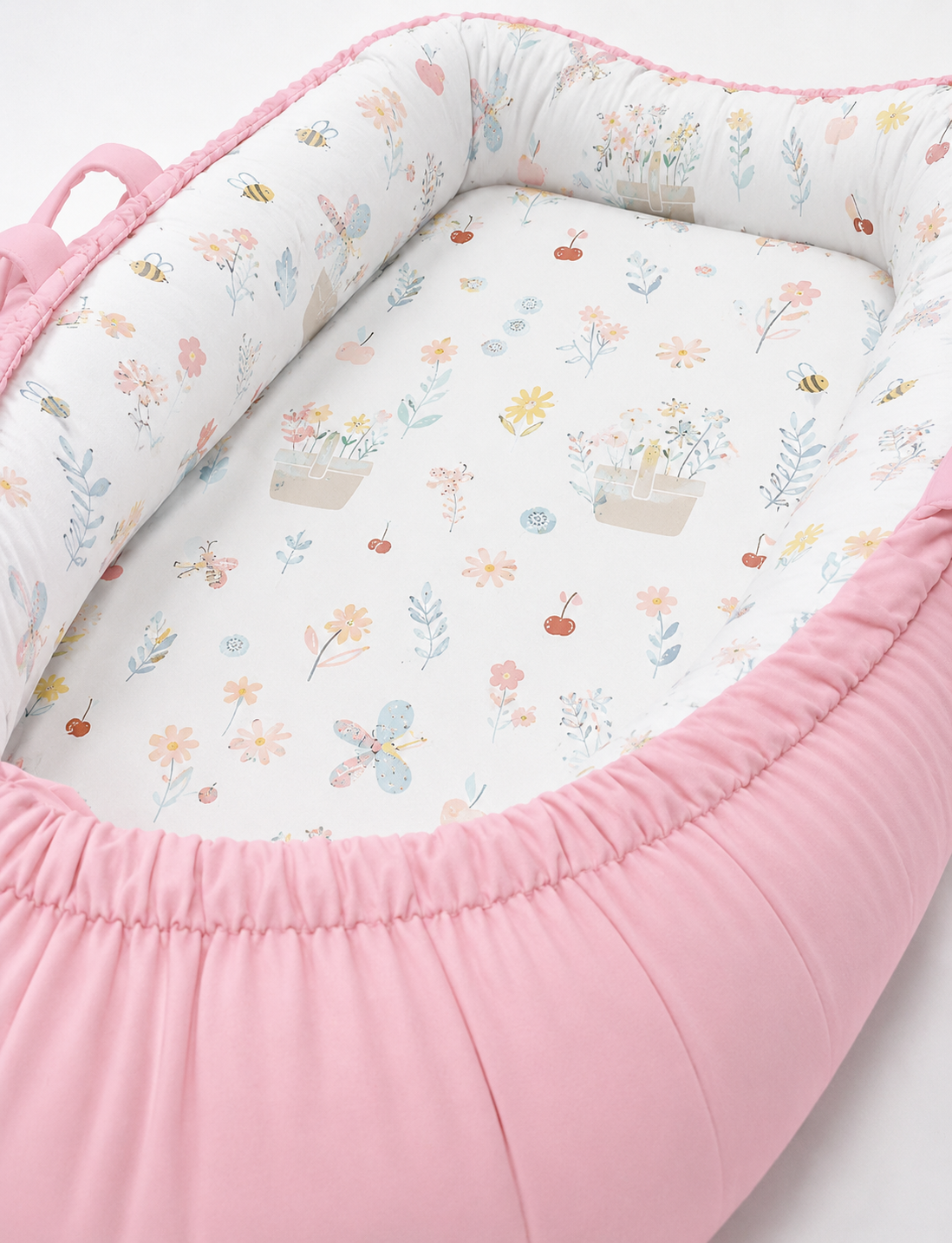 Ninho Redutor Dupla Face Premium Jardim Verso Rosê