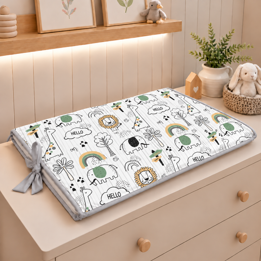 Trocador de Cômoda 70x45x3cm Leão c/ Cinza