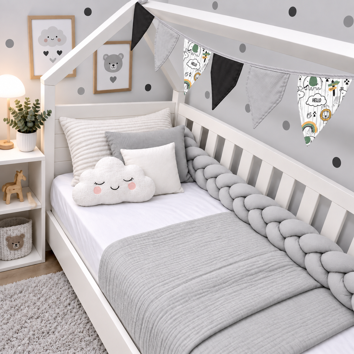 Bandeirinhas Decorativas 2,10m Leão c/ Preto