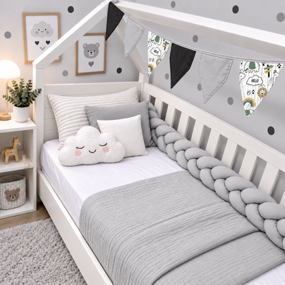 Bandeirinhas Decorativas 2,10m Leão c/ Preto