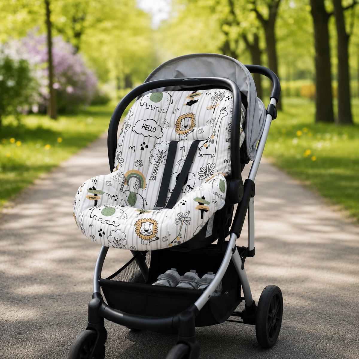 Capa para Bebê Conforto Universal Leão