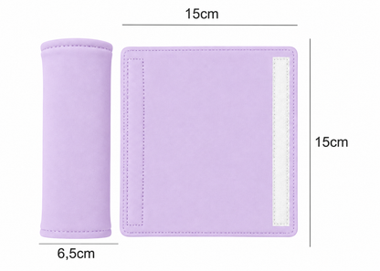 Kit para Bebê Conforto 3 Peças Dupla Face Lilás