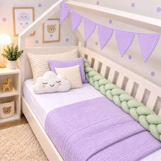 Bandeirinhas Decorativas 2,10m Lilás