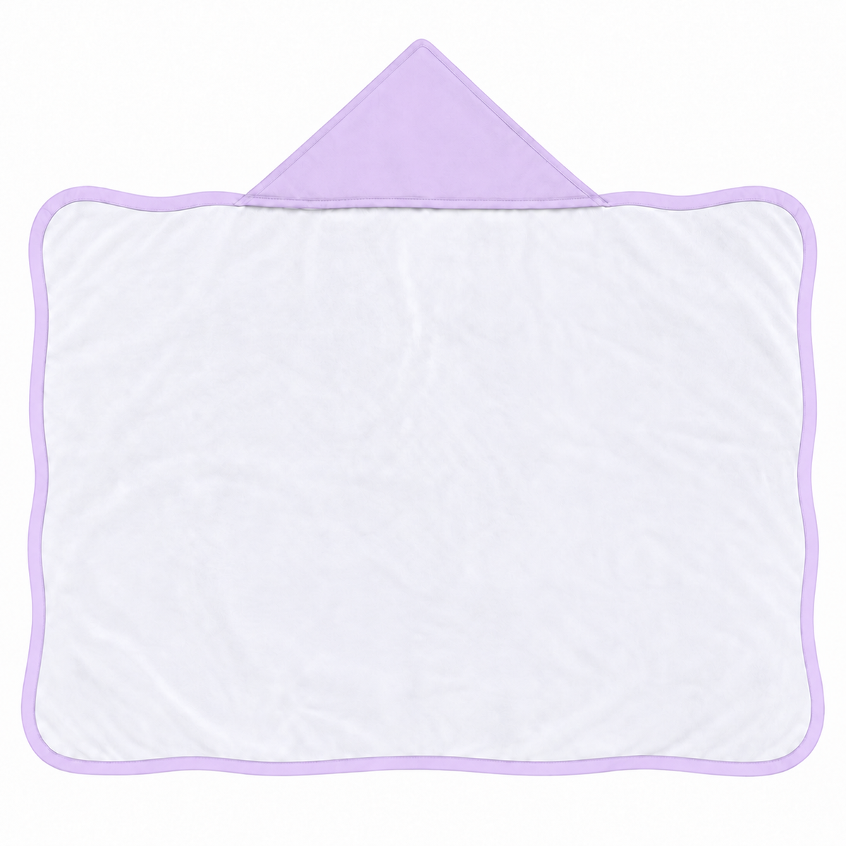Toalha de Banho com Capuz Forrada Plush Atoalhado Premium 1M x 70cm Lilás