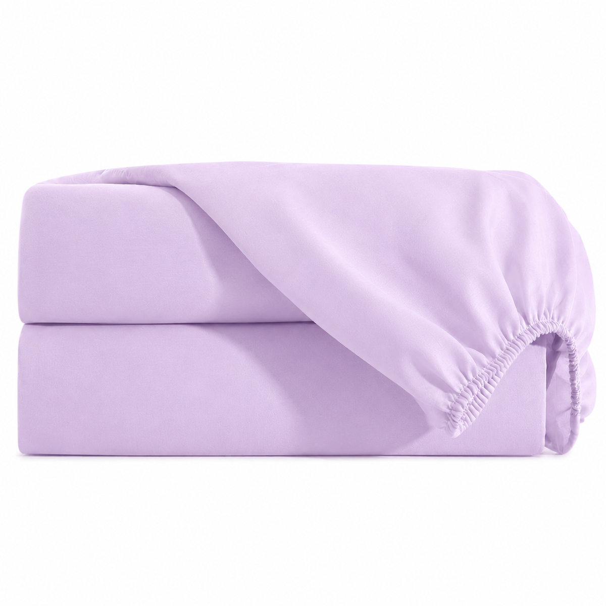 Lençol Estampado para Mini Berço 100% Algodão Lilás
