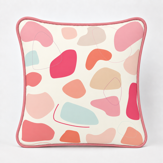 Almofada Decorativa 30cm x 30cm Manchitas Menina