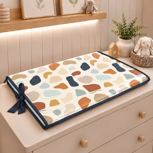 Trocador de Cômoda 70x45x3cm Manchitas Menino c/ Azul Marinho