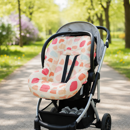 Capa para Bebê Conforto Universal Manchitas Menina