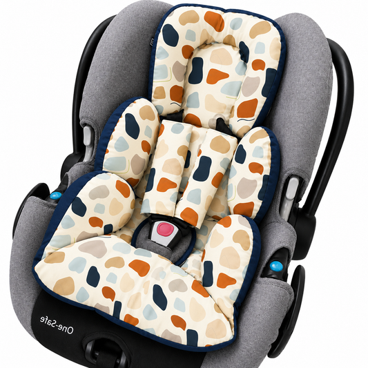 Colchonete para Bebê Conforto Dupla Face Manchitas Menino