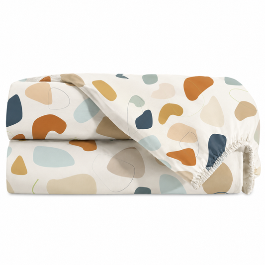 Lençol Estampado para Mini Berço 100% Algodão Manchitas Menina