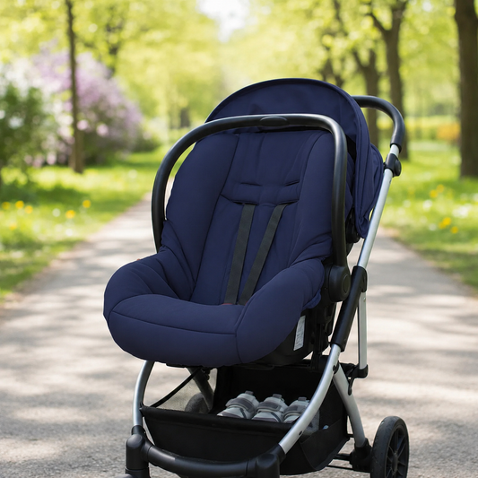 Capa para Bebê Conforto Universal Azul Marinho
