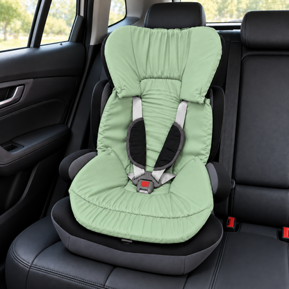 Capa Colchonete para Cadeira de Carro Dupla Face Verde Menta
