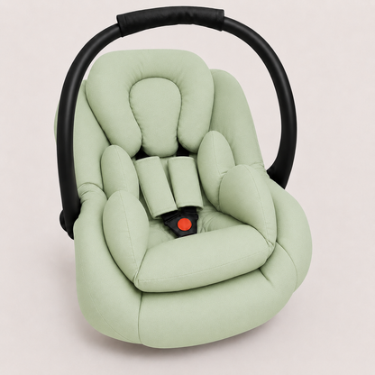Kit para Bebê Conforto 3 Peças Dupla Face Verde Menta