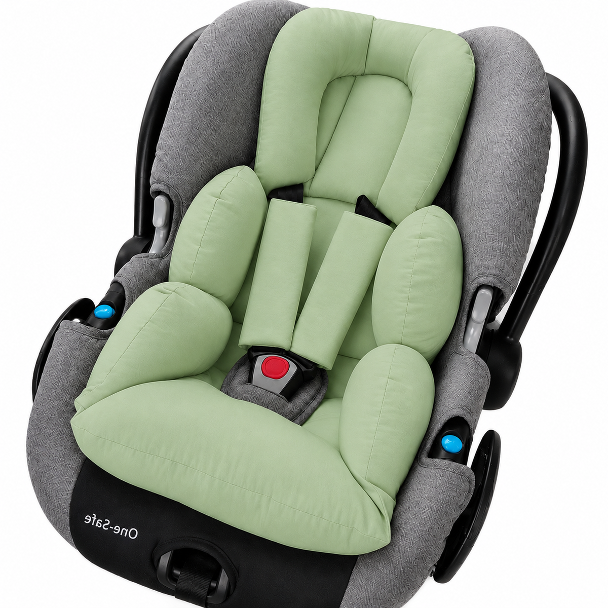 Kit para Bebê Conforto 3 Peças Dupla Face Verde Menta