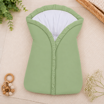 Saco Manta Porta Bebê Verde Menta