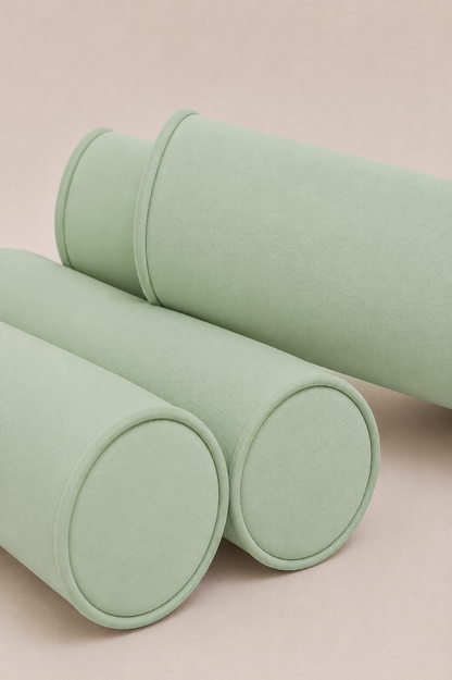 Kit Rolinhos 4 Peças para Cama Casal Verde Menta