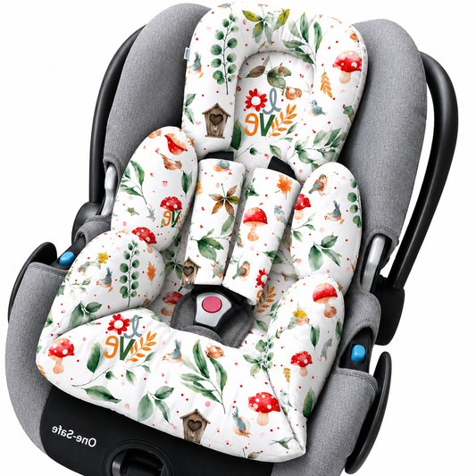 Colchonete para Bebê Conforto Dupla Face Passarinhos Love