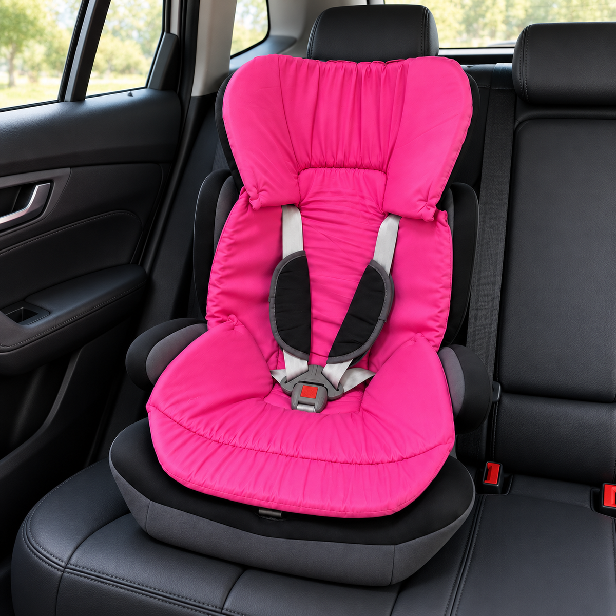 Capa Colchonete para Cadeira de Carro Dupla Face Pink