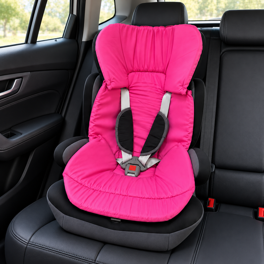 Capa Colchonete para Cadeira de Carro Dupla Face Pink