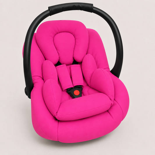 Kit para Bebê Conforto 3 Peças Dupla Face Pink