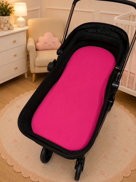 Colchão para Carrinho Moisés Premium 5cm Pink