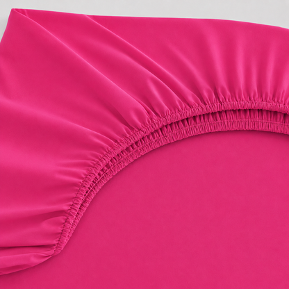Lençol Estampado para Mini Berço 100% Algodão Pink