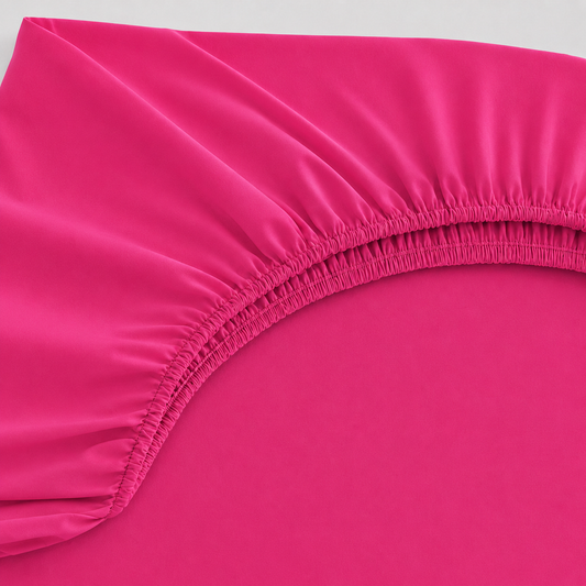 Lençol Estampado para Berço 100% Algodão Pink