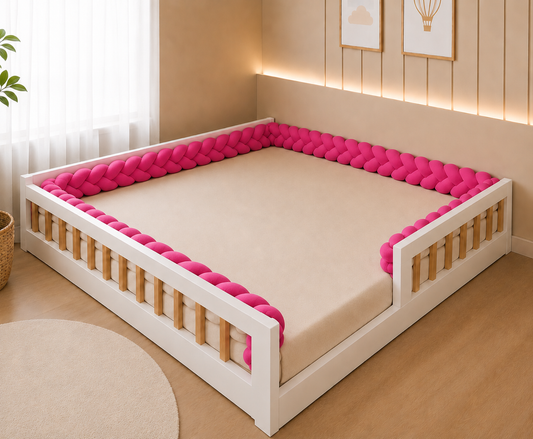 Trança Protetora 6,5 Metros Cama Casal Pink