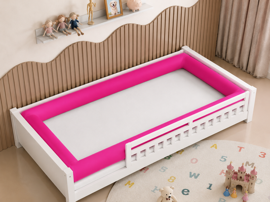 Kit Rolinhos 4 Peças para Cama Solteiro Pink