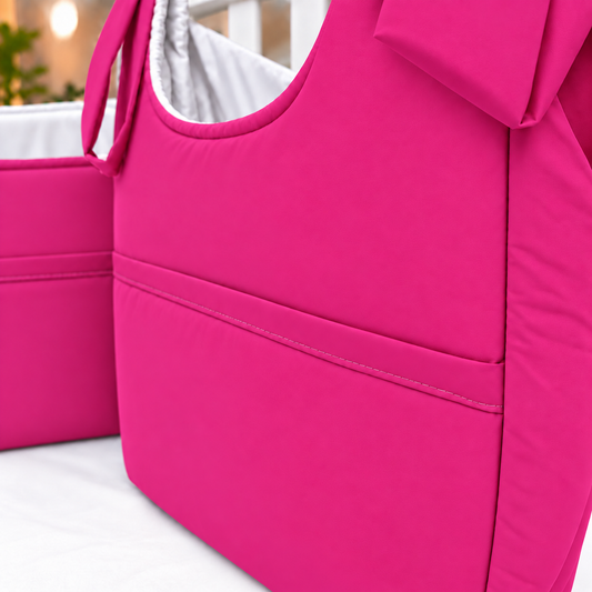 Porta Fraldas ou Porta Treco de Varal Pink