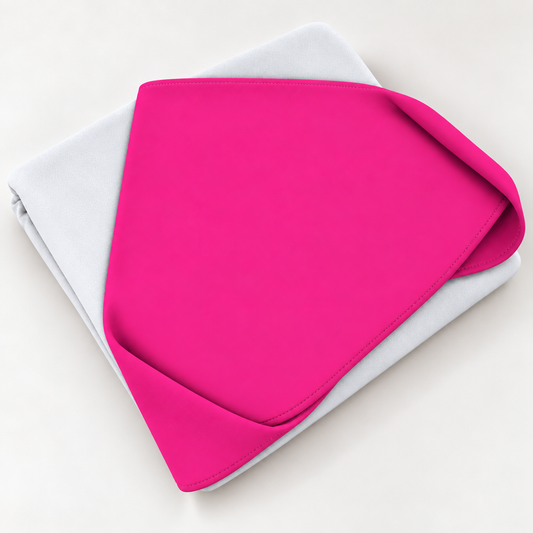 Toalha de Banho com Capuz Forrada Plush Atoalhado Premium 1M x 70cm Pink