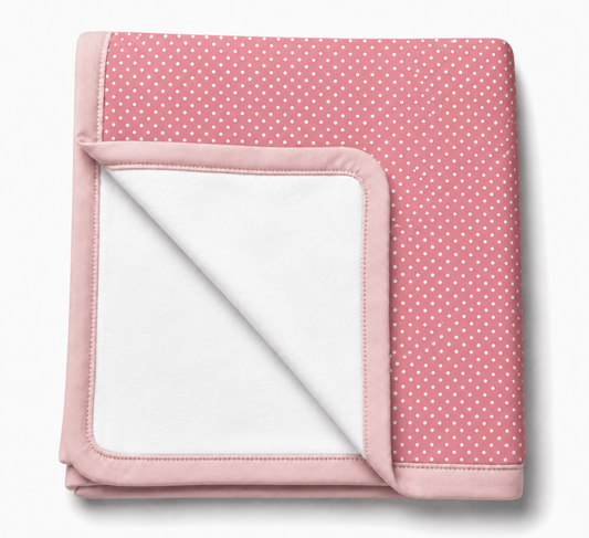 Manta Flanelada Soft Premium Dupla 90 x 70 cm Poa Rose