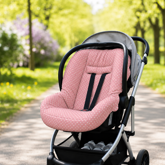 Capa para Bebê Conforto Universal Rosê