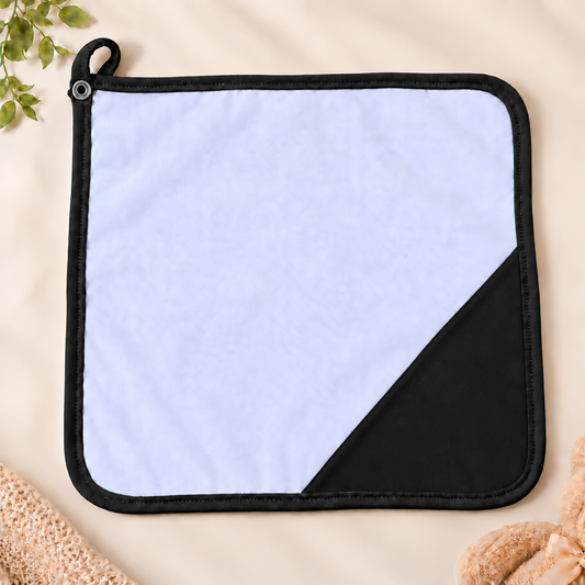 Toalha de Boca Malha Dupla Penteada Premium Preto | Kit com 3 Unidades