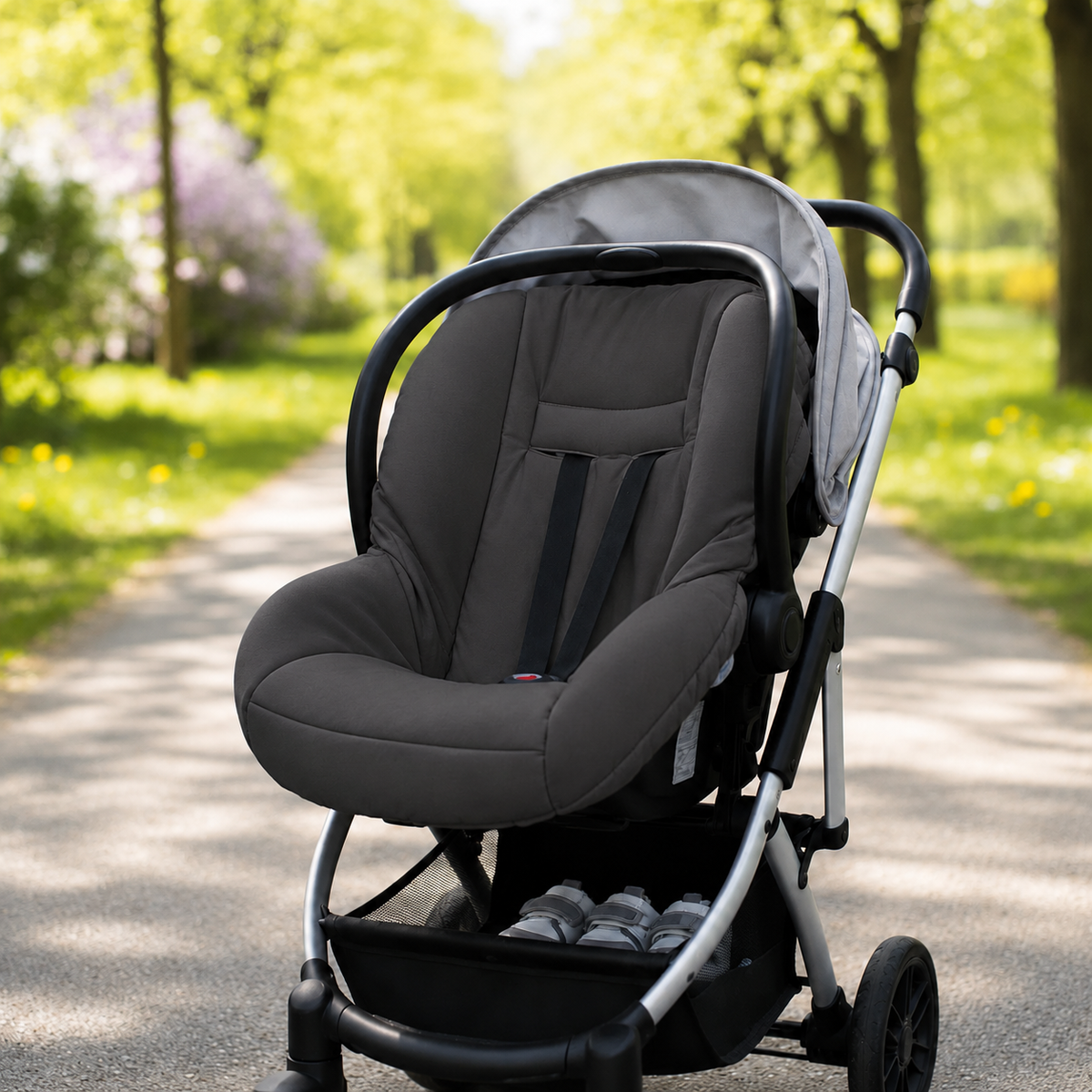 Capa para Bebê Conforto Universal Preto