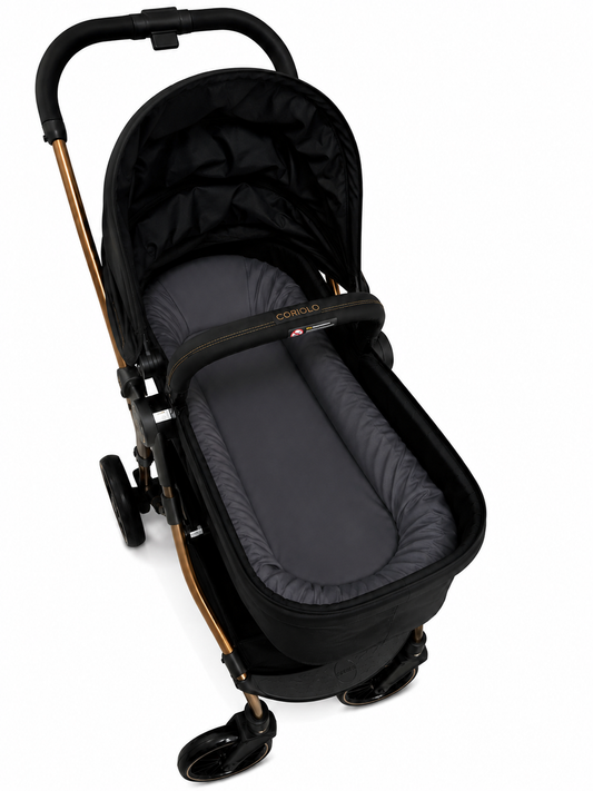 Fronha para Ninho Casulinho Premium para Carrinho Moisés Universal Preto
