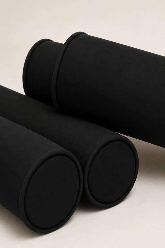Kit Rolinhos 4 Peças para Cama Casal Preto