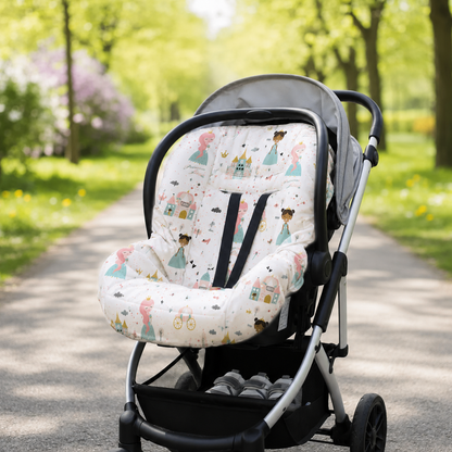 Capa para Bebê Conforto Universal Princesa