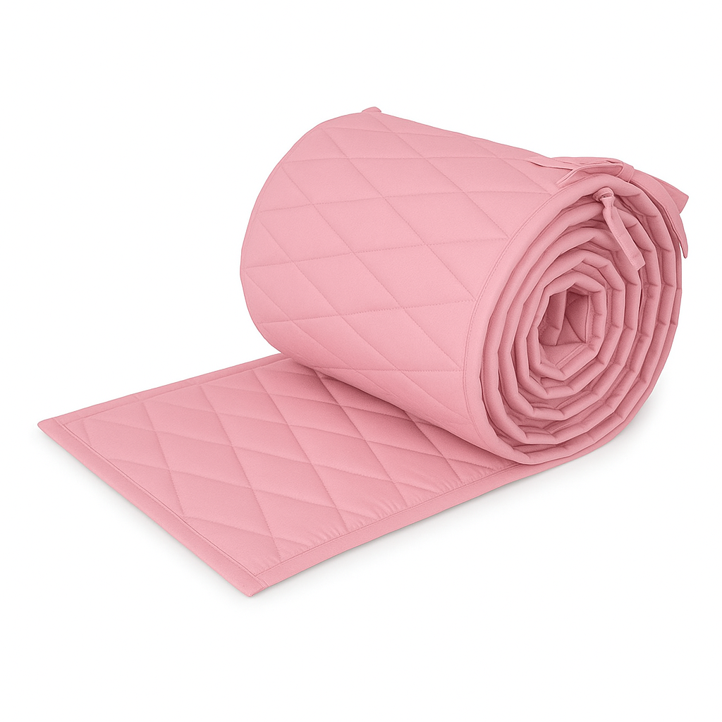 Protetor de Grade Total 360° para Berço Americano Rosa